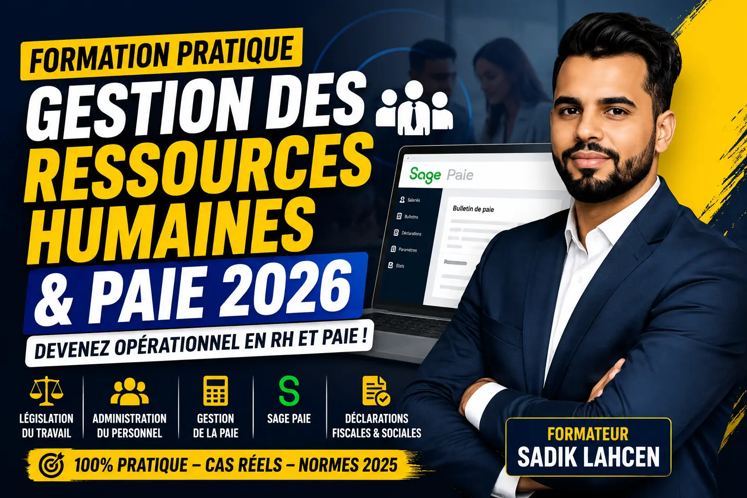 Formation Gestion des Ressources Humaines & Paie 2026